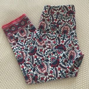 LOFT Riviera Pant in multi color paisley print.